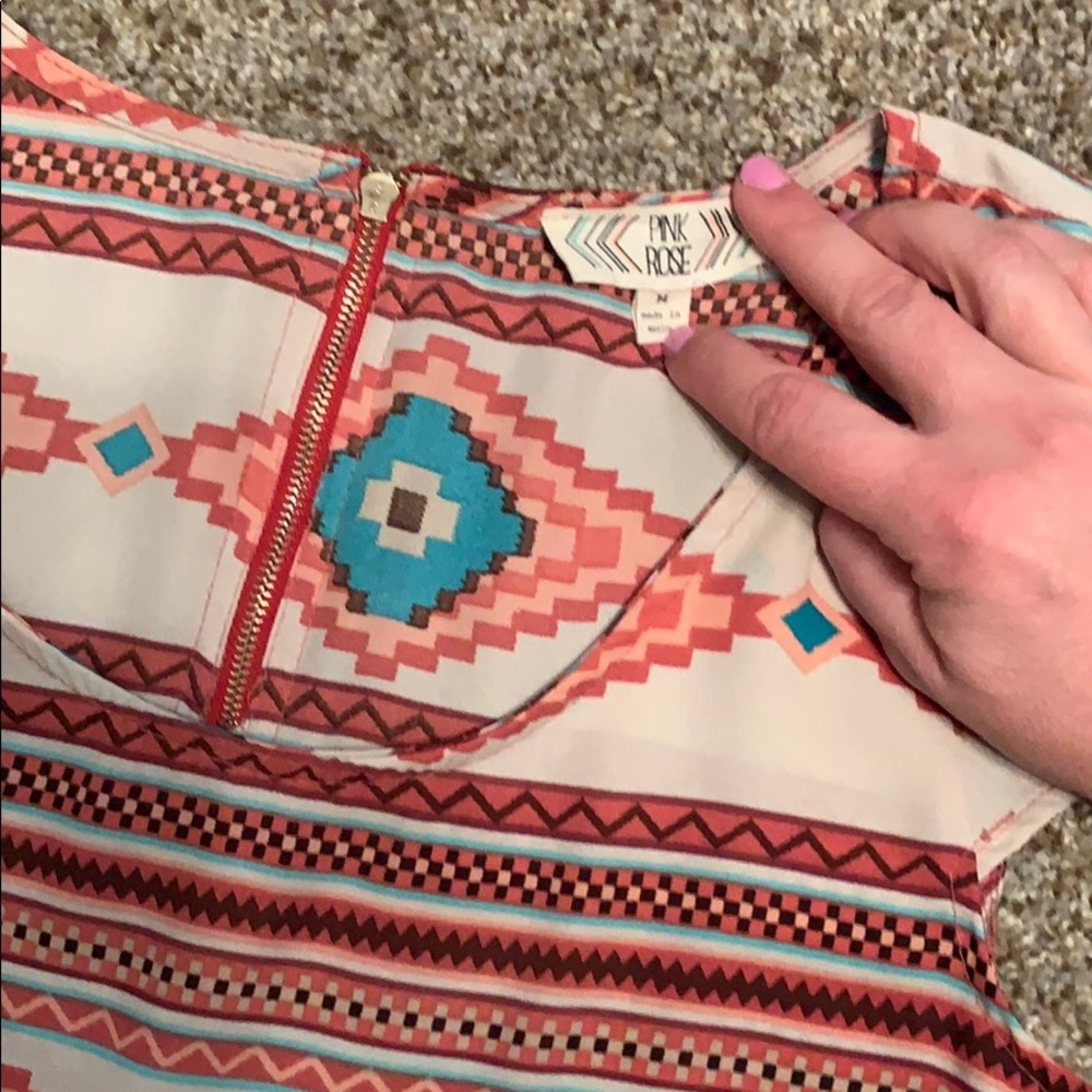 Pink Patterned Top - Picture 2 of 3